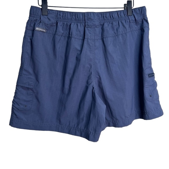 Columbia Gray/Blue Nylon Shorts Size Medium - Picture 8 of 8